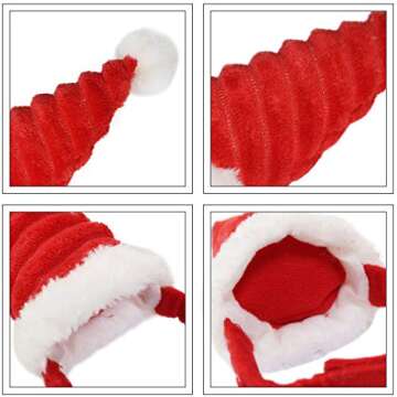 Rypet 4 PCS Guinea Pig Costume - Pet Hat and Scarf Set