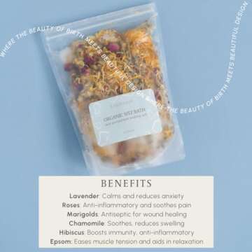 Herbal Sitz Bath Soak for Postpartum Relief - Organic