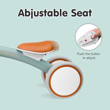 Humble Bee Baby Balance Bike for 12-24 Months Old Boys Girls,1 Year Old Boys Girls Toddler Balance B...