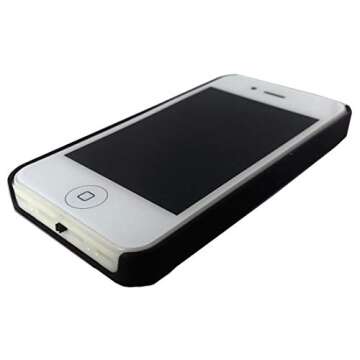 Terminator SGCPM-89 BV Smart Cell Phone Stun Gun - Heavy Duty Rechargeable with LED Flashlight (White Black)