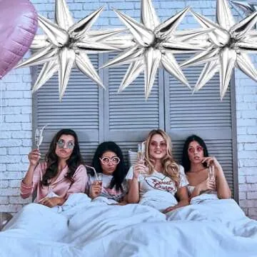 Stunning NOVWANG 72 Pcs Star Foil Balloons for Parties