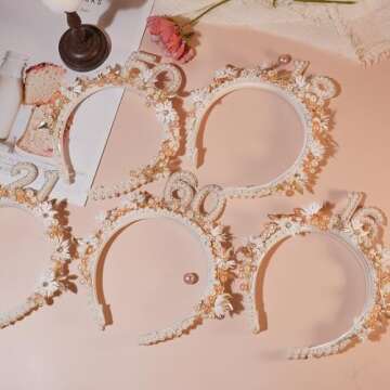 Handmade 21st Birthday Headband for Women and Girls