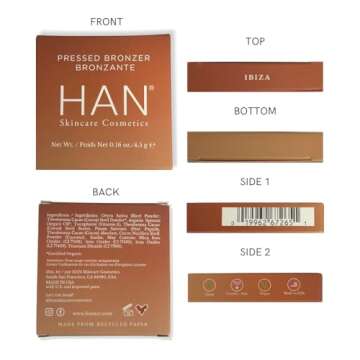 Vegan Bronzer for Healthy Glow - HAN Skincare Cosmetics