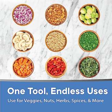 Original Slap Chop Slicer Chopper with Japanese Stainless Steel Blades & Butterfly Opening for Easy Cleaning - Vegetable Chopper Gadget - Mini Chopper for Salads - Kitchen Accessory