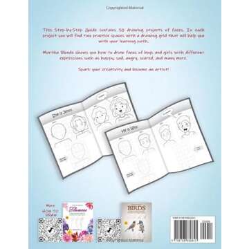 How to Draw Faces for Kids: A Step by Step Guide to Drawing Faces and Expressions