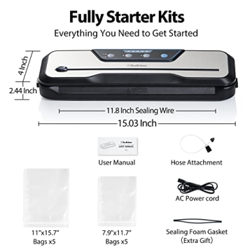 Beelicious Vacuum Sealer with Starter Kit and Warranty