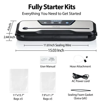 Beelicious Vacuum Sealer with Starter Kit and Warranty