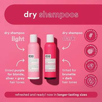 VERB Dry Shampoo Light, 5 oz