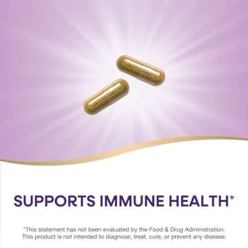 Nature's Way Echinacea Goldenseal, Premium Blend, Supports Immune Health*, 900 mg per 2-Capsule Serving, Non-GMO Project Verified, Vegan, 100 Capsules (Packaging May Vary)