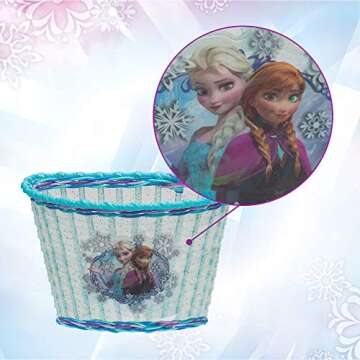 Disney Frozen Kids' Bike Basket and Streamers