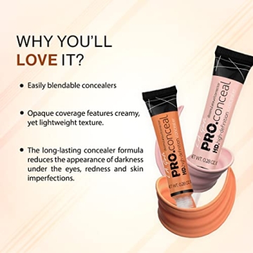 L.A. Girl HD Pro Conceal in Cool Pink Corrector 0.28 Oz