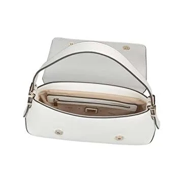 GUESS Desideria Flap Shoulder Bag, White