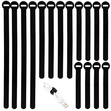 Reusable Cable Ties - 150PCS Hook & Loop Straps