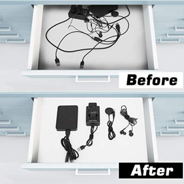 Reusable Cable Ties - 150PCS Hook & Loop Straps