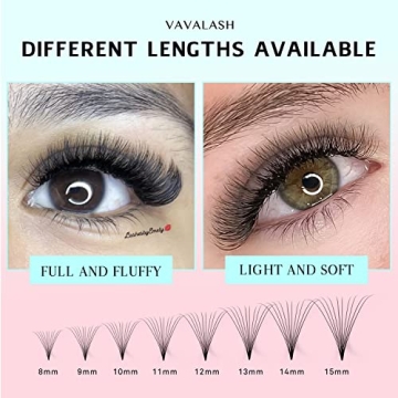 VAVALASH 600 Fans Affordable Eyelash Extensions 8-15mm