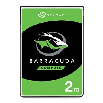 Seagate BarraCuda 2TB Internal Hard Drive HDD – 2.5 Inch SATA 6Gb/s 5400 RPM 128MB Cache for Compu...