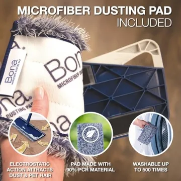 Bona Microfiber Pad 3-Pack for Easy Multi-Surface Cleaning