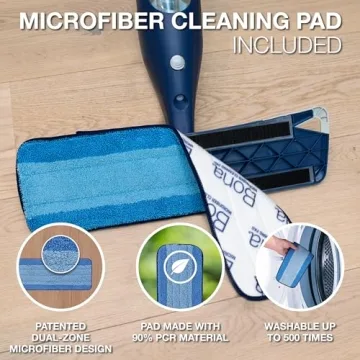 Bona Microfiber Pad 3-Pack for Easy Multi-Surface Cleaning