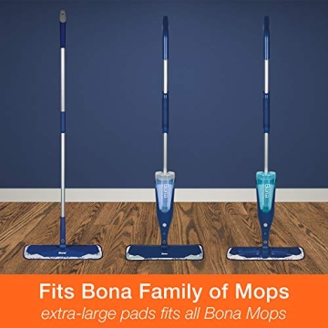 Bona Microfiber Pad 3-Pack for Easy Multi-Surface Cleaning