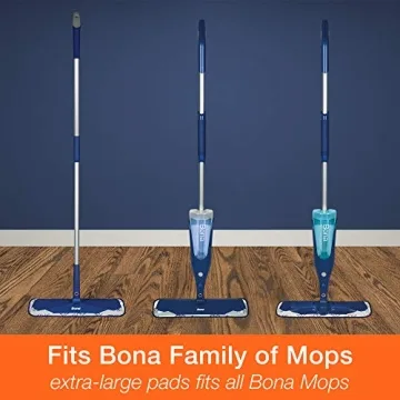 Bona Microfiber Pad 3-Pack for Easy Multi-Surface Cleaning