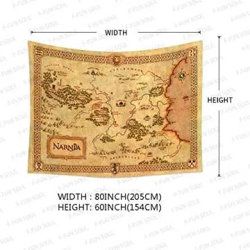 Large F-FUN SOUL Map Poster Tapestry for Home Decor