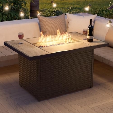 Grand Patio Outdoor Fire Pit Table 50,000 BTU for Patio