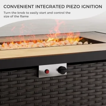 Grand Patio Outdoor Fire Pit Table 50,000 BTU for Patio