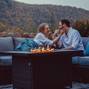 Grand Patio Outdoor Fire Pit Table 50,000 BTU for Patio