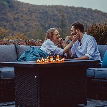 Grand Patio Outdoor Fire Pit Table 50,000 BTU for Patio