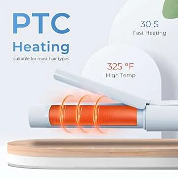Ceramic Mini Curling Iron: Travel-Ready Hair Curler
