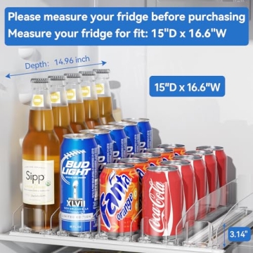 LAMU Automatic Soda Can Dispenser for Organizing Drinks