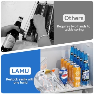 LAMU Automatic Soda Can Dispenser for Organizing Drinks