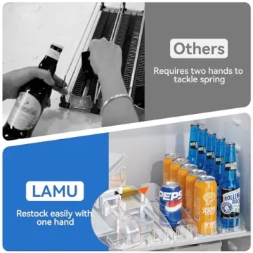 LAMU Automatic Soda Can Dispenser for Organizing Drinks