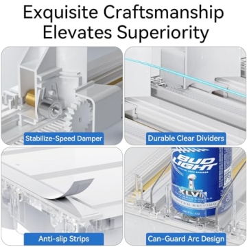 LAMU Automatic Soda Can Dispenser for Organizing Drinks