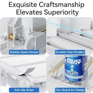 LAMU Automatic Soda Can Dispenser for Organizing Drinks