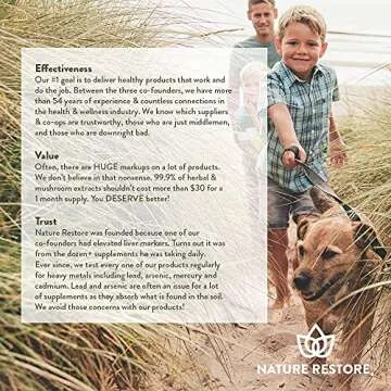 Nature Restore Coriolus Versicolor Mushroom Extract Supplement, 30 Percent Polysaccharides, Non GMO, Gluten Free, 90 Capsules, Original Turkey Tail Mushroom Supplement