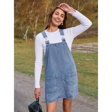 BerryGo Women's Summer Denim Overall Dress for Every Occasion