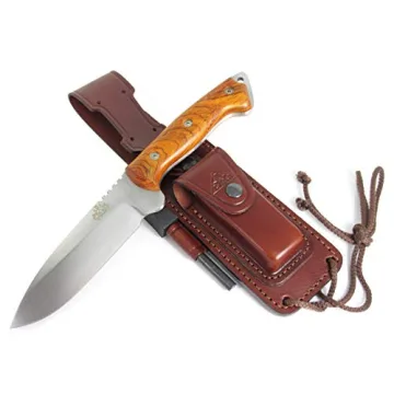 CELTIBEROCOCO Outdoor Survival Knife with Cocobolo Handle