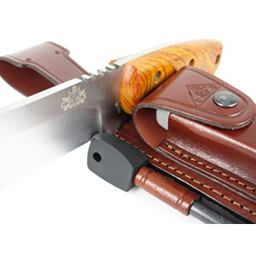 CELTIBEROCOCO Outdoor Survival Knife with Cocobolo Handle