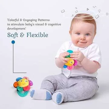 Wristy Buddy Teething Ring for Babies 0-12 Months