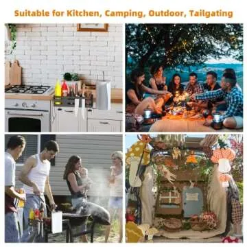 coobest Griddle Caddy for Blackstone 28"/36" Griddle Accessories w/Paper Towel Holder & Knife Rack, Grill Accessories Space Saving Grill Tool Holder for Blackstone BBQ Accessories Organizer