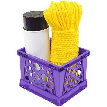 Storex Micro Crate - 18-Pack of Stylish Storage Solutions