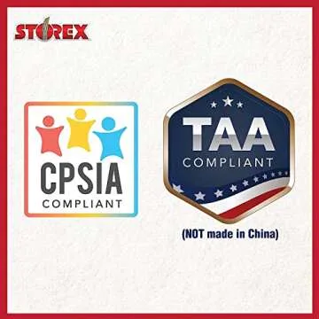 Storex Micro Crate - 18-Pack of Stylish Storage Solutions