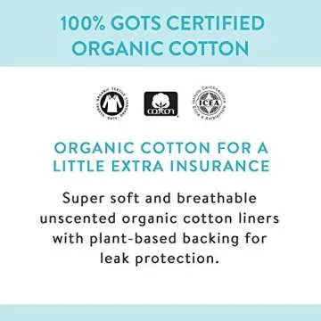 The Honest Company Organic Cotton Liners - Hypoallergenic & Soft