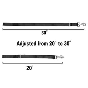 Rosemarie Horse Bucket Strap Hangers,Horse Suppliers Adjustable Nylon Straps up to 700 lbs for Hay N...