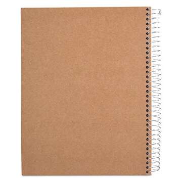 Mead Spiral Notebook, College Ruled Paper, 11" x 8", 200 Sheets, Assorted Colors, 1 Count (06780)