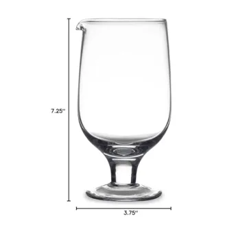 Extra Large Stemmed Mixing Glass for Perfect Cocktails