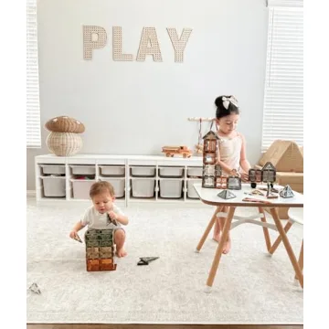 Fodoss Magnetic Tiles Set 102pcs - Creative STEM Toy for Kids