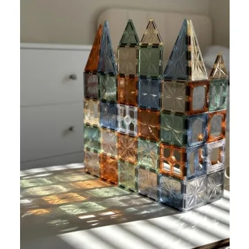 Fodoss Magnetic Tiles Set 102pcs - Creative STEM Toy for Kids