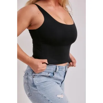 Almere Double-Lined Crop Tank Top for Stylish Comfort